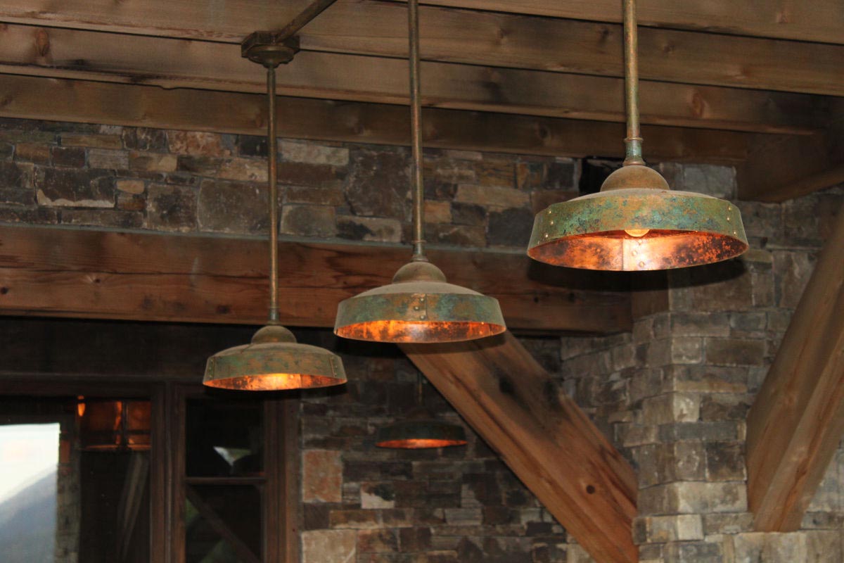 barn style lighting for kitchen