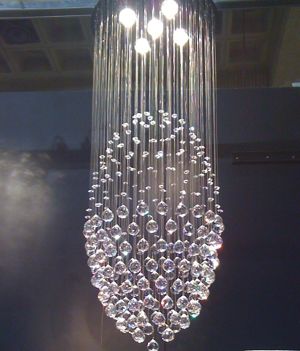Crystal Foyer Light Fixtures