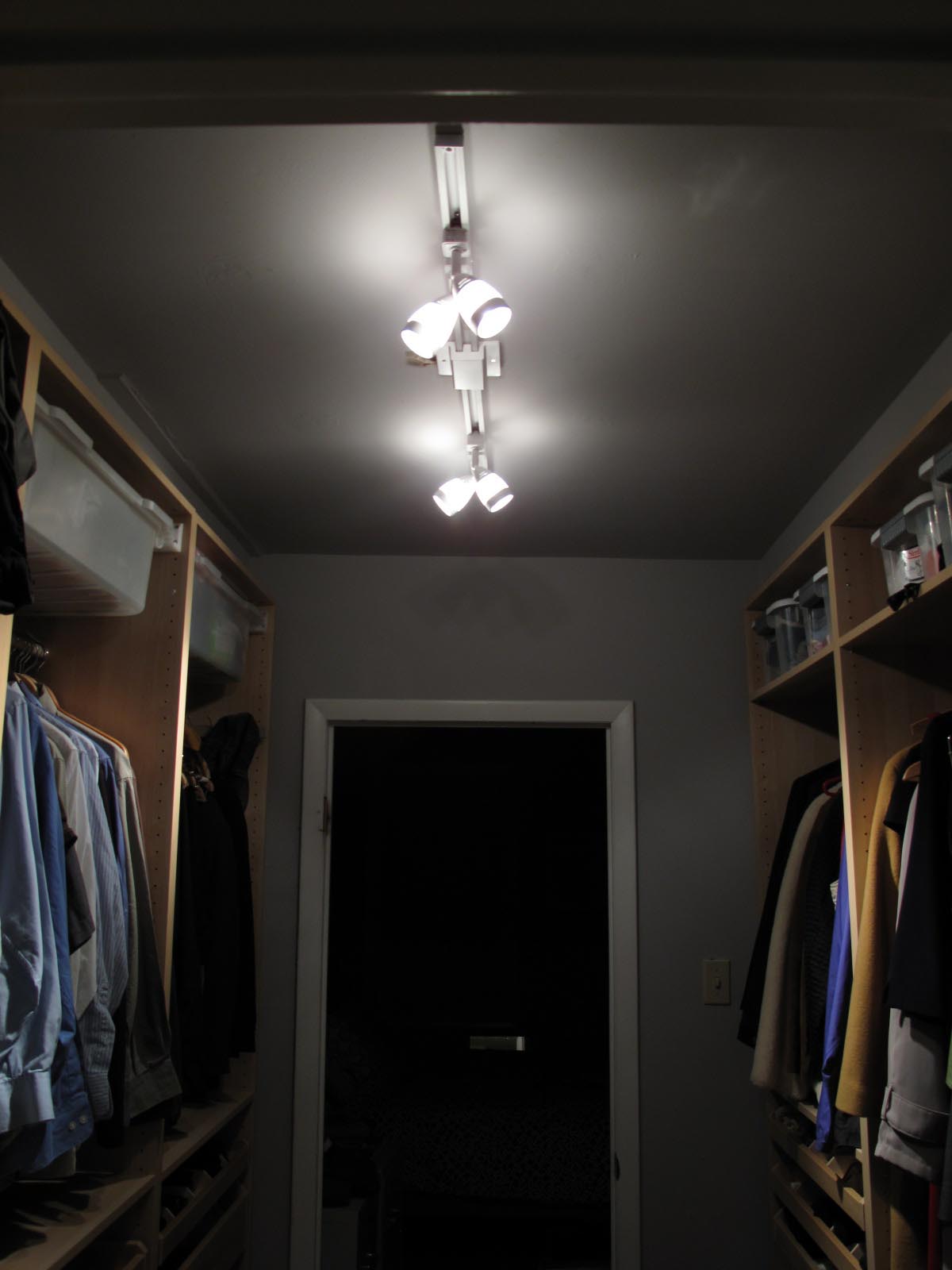 LED Light Fixture Closet