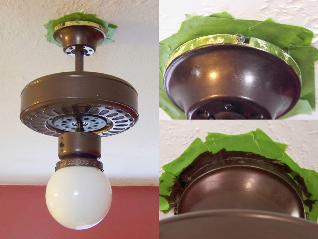 Painting Ceiling Light Fixtures