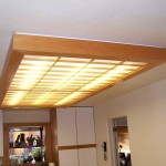 Wooden Fluorescent Light Fixture