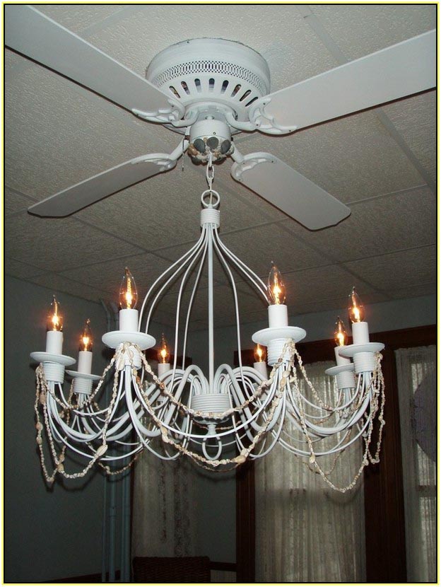 Crystal Chandelier Ceiling Fan Combo Light Fixtures Design Ideas