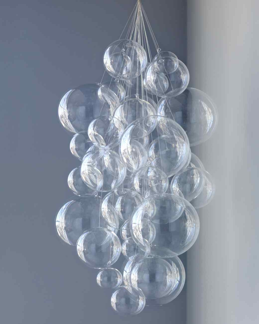 Glass Bubble Chandelier DIY