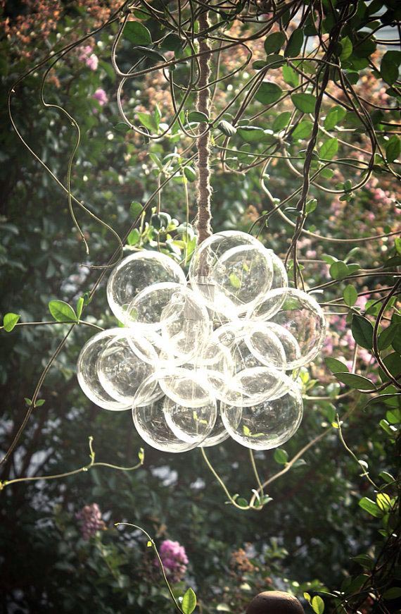 Glass Bubble Light Chandelier