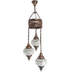 Moroccan Glass Ceiling Lights