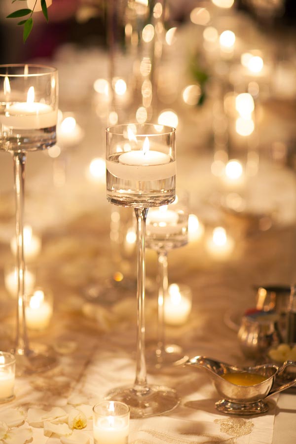 Tall Glass Candle Holders