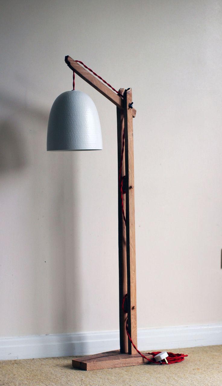 Wooden Floor Lamp Stand